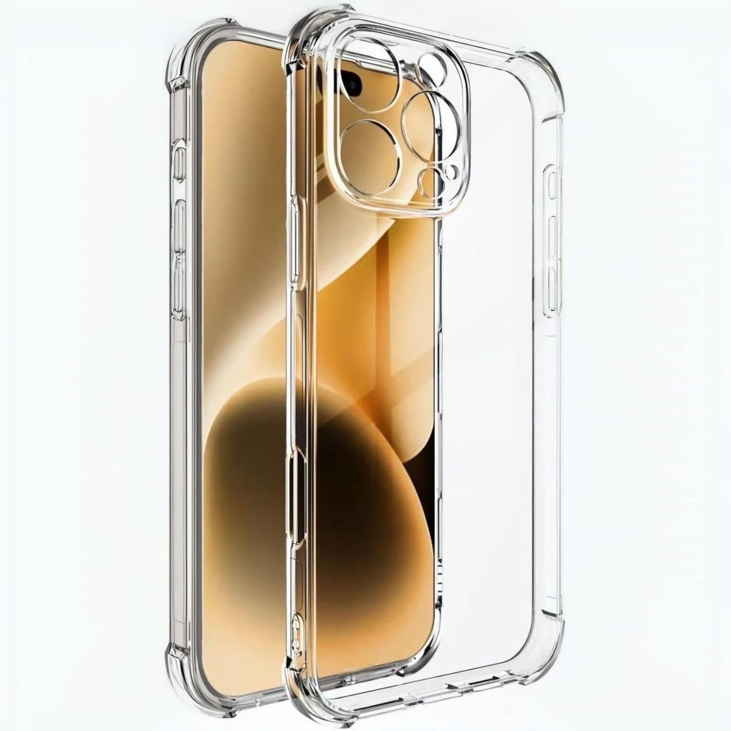 Soft TPU Silicone Bumper, Reinforced Corners, Full Camera Protection Cover for Iphone - Mobnizer.com