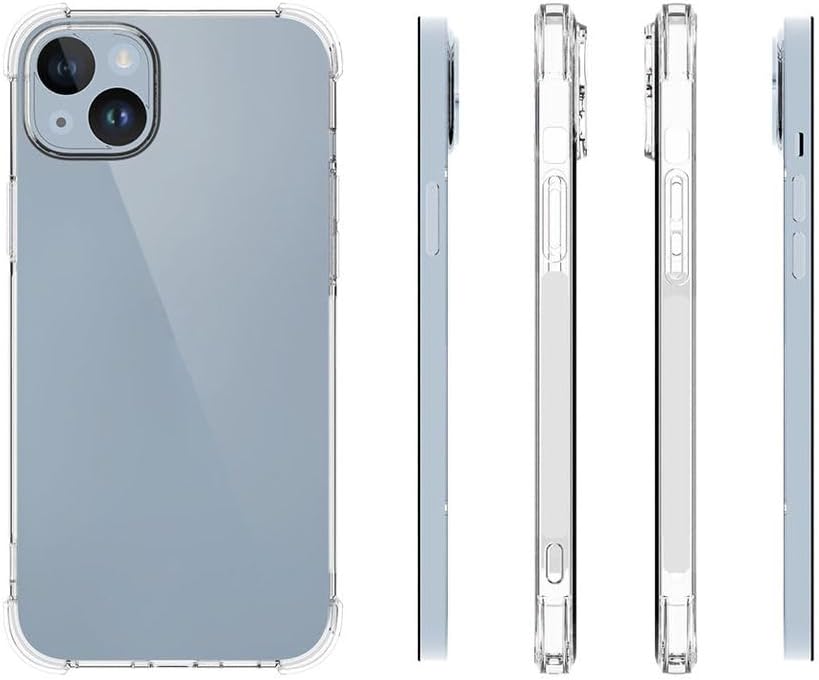 Soft TPU Silicone Bumper, Reinforced Corners, Full Camera Protection Cover for Iphone - Mobnizer.com