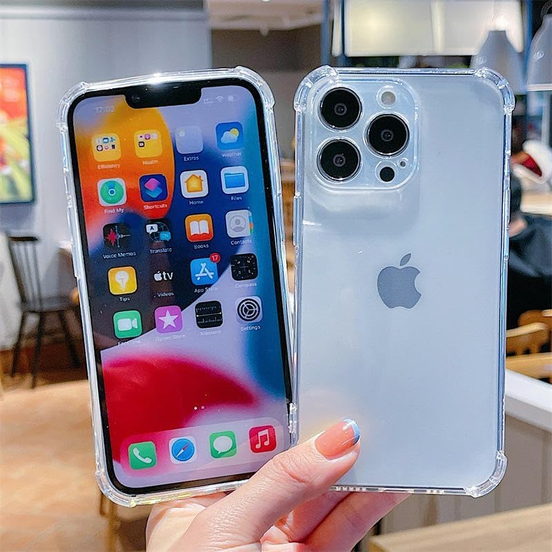Soft TPU Silicone Bumper, Reinforced Corners, Full Camera Protection Cover for Iphone - Mobnizer.com