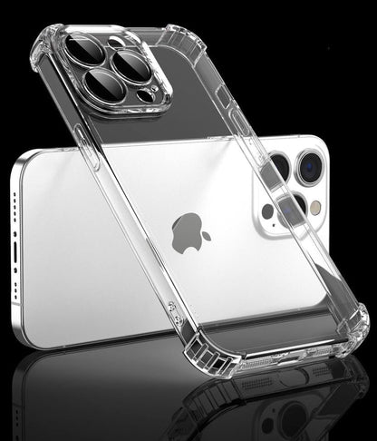 Soft TPU Silicone Bumper, Reinforced Corners, Full Camera Protection Cover for Iphone - Mobnizer.com