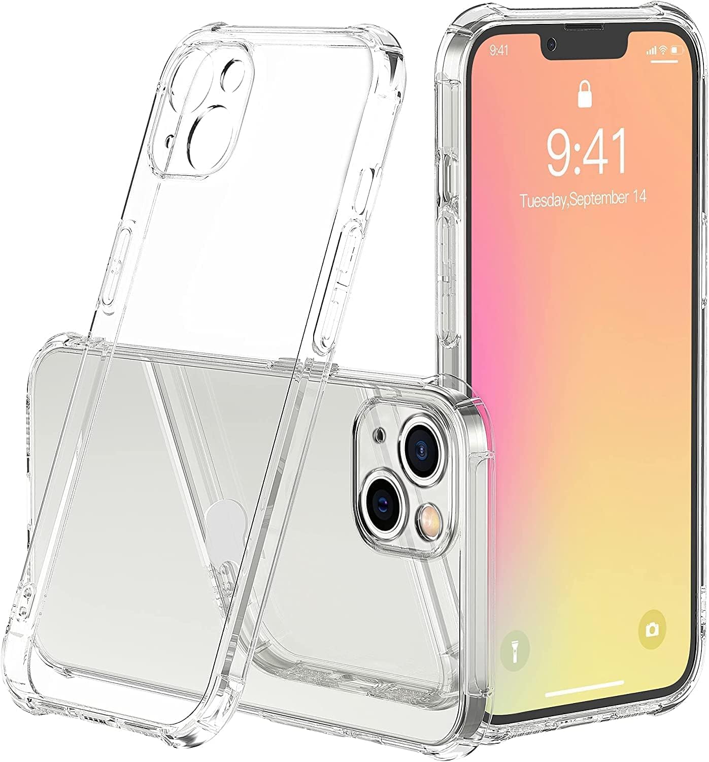 Soft TPU Silicone Bumper, Reinforced Corners, Full Camera Protection Cover for Iphone - Mobnizer.com