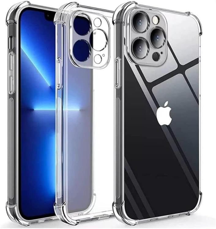 Soft TPU Silicone Bumper, Reinforced Corners, Full Camera Protection Cover for Iphone - Mobnizer.com