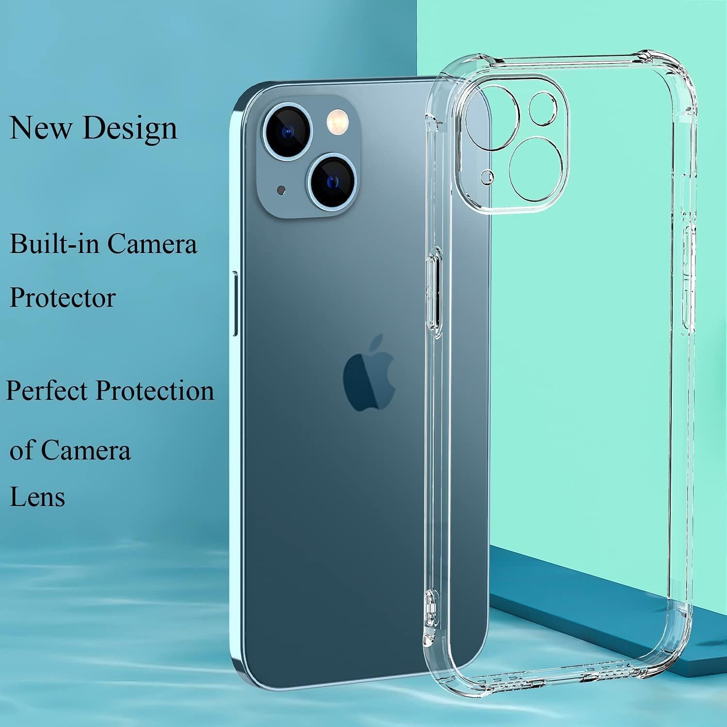 Soft TPU Silicone Bumper, Reinforced Corners, Full Camera Protection Cover for Iphone - Mobnizer.com