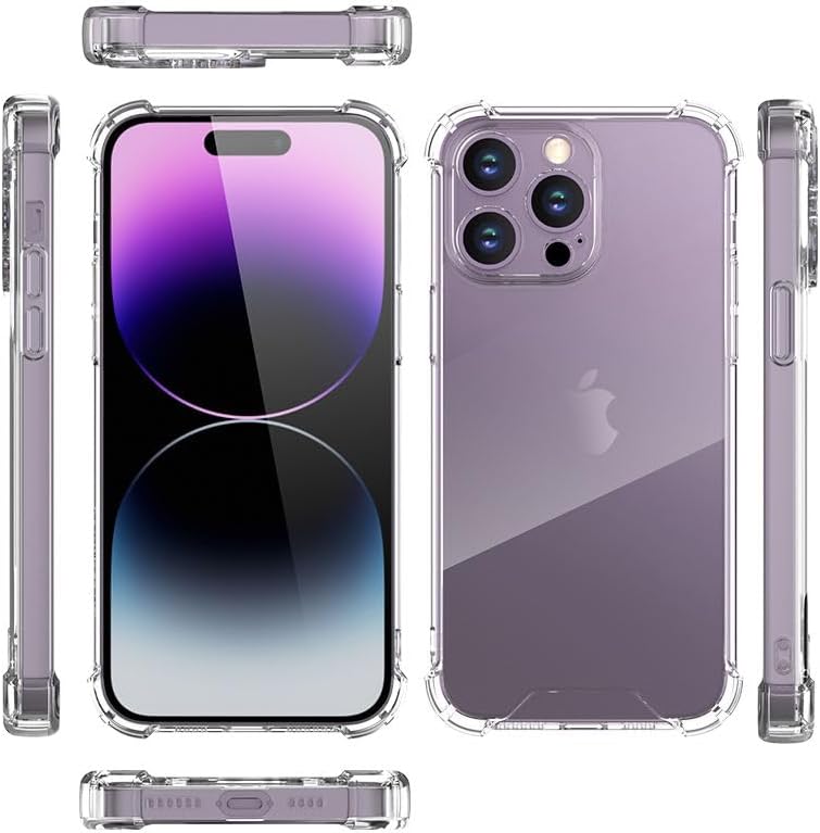 Soft TPU Silicone Bumper, Reinforced Corners, Full Camera Protection Cover for Iphone - Mobnizer.com