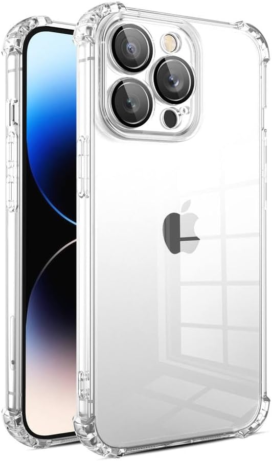 Soft TPU Silicone Bumper, Reinforced Corners, Full Camera Protection Cover for Iphone - Mobnizer.com