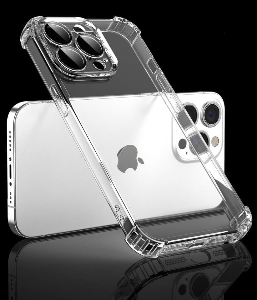 Soft TPU Silicone Bumper, Reinforced Corners, Full Camera Protection Cover for Iphone - Mobnizer.com