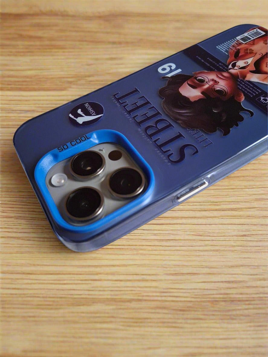 STBEET Urban Style Solid Durable iPhone 15 Pro Max case Blue