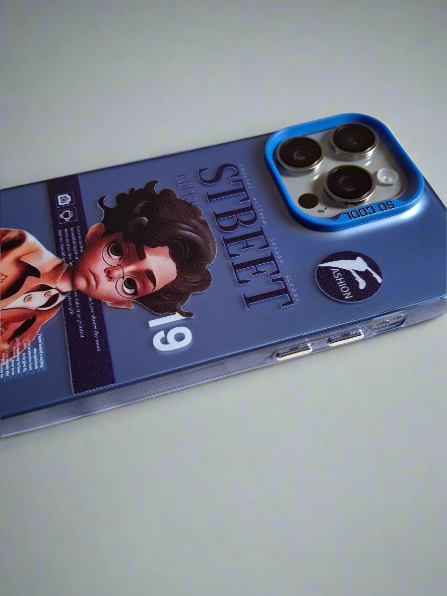 STBEET Urban Style Solid Durable iPhone 15 Pro Max case Blue