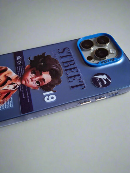 STBEET Urban Style Solid Durable iPhone 15 Pro Max case Blue