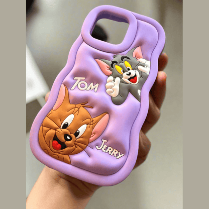 Tom & Jerry 3D Soft Durable TPU iPhone 15 PRO MAX case