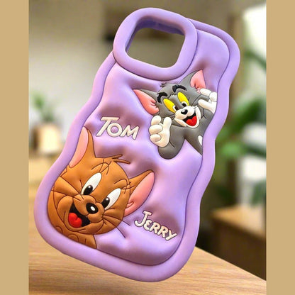 Tom & Jerry 3D Soft Durable TPU iPhone 15 PRO MAX case