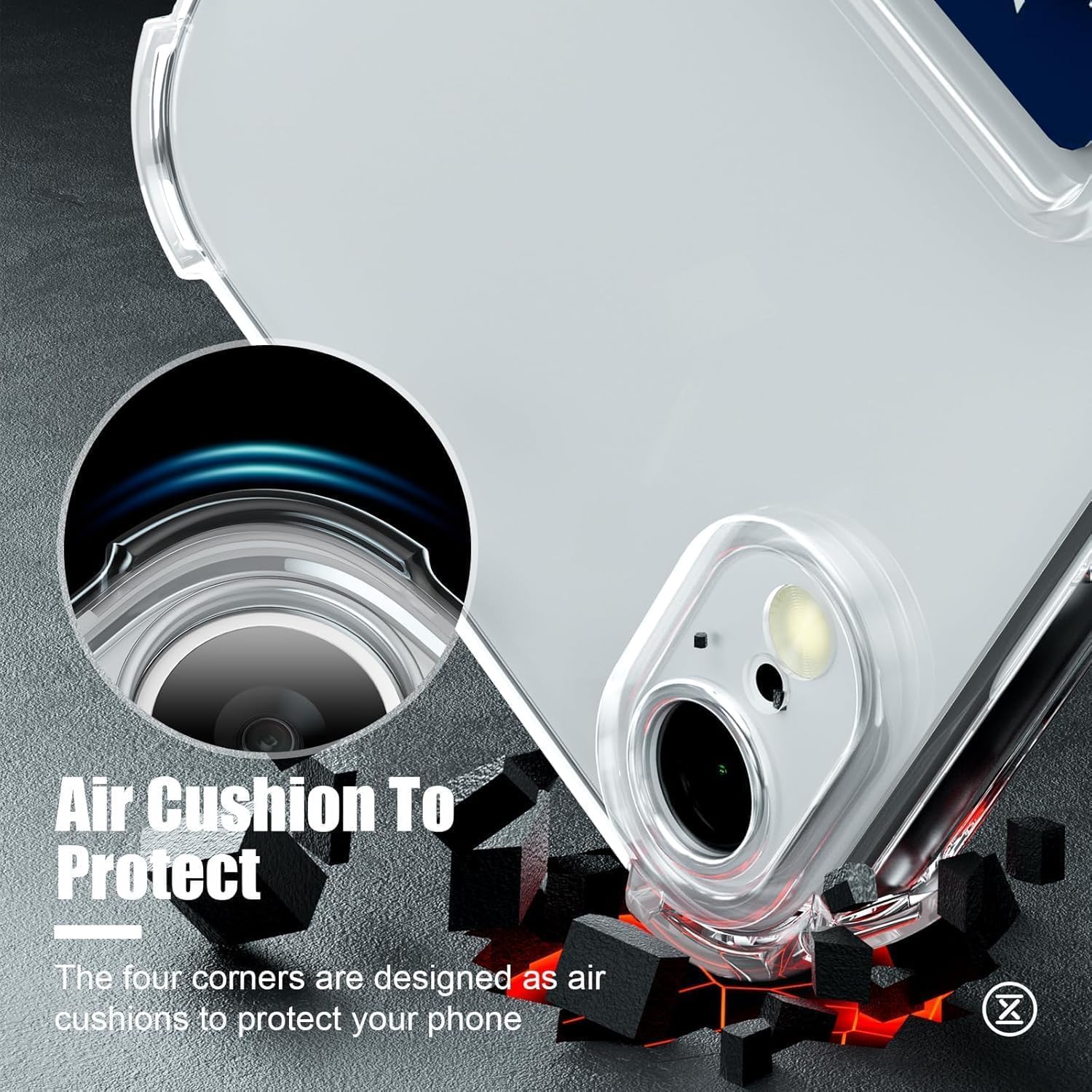 Wallet Clear Case Compatible with iPhone, Card Slot Slim Fit Protective Soft TPU Bumper with Card Holder Cover - Mobnizer.com